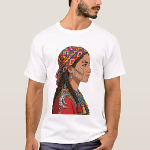 Amazigh Berber Woman Traditional Tattoo Jewellery T-Shirt
