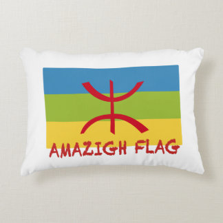 Amazigh flag - berber flag-Drapeau Amazigh Decorative Cushion