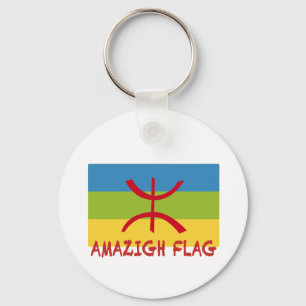 Amazigh flag - berber flag-Drapeau Amazigh Key Ring