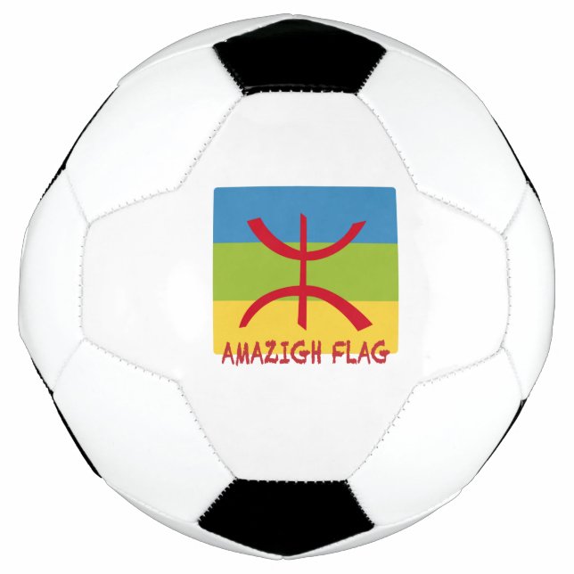 Amazigh flag - berber flag-Drapeau Amazigh Soccer Ball (Front)
