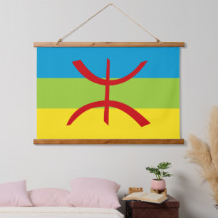 Amazigh Flag Gift Berber Flag Kabyles Hanging Tapestry