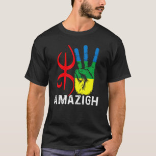 amazigh hand and yaz symbole with tifinagh T-Shirt