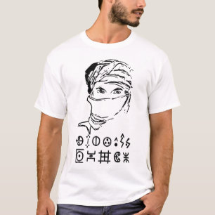 Amazigh Kabyle Berber Tattoo symbols tifinagh art T-Shirt