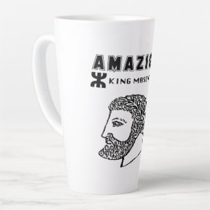 amazigh king Massinissa Kabyle algerie Morocco Latte Mug