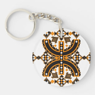 Amazigh z imazighen pattern key ring