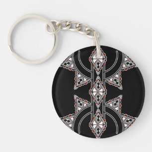 Amazigh z imazighen pattern key ring