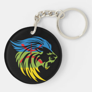 Amazigh z imazighen pattern key ring