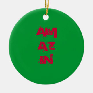 AMAZIN Christmas Orniment Ceramic Tree Decoration