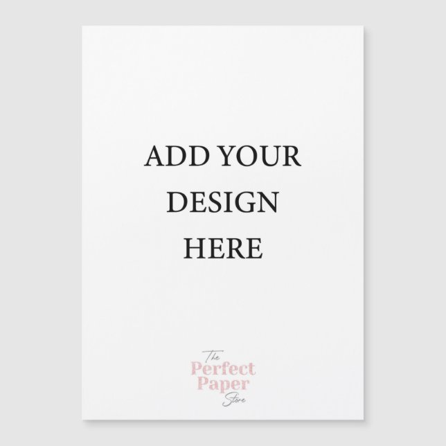 Amazing 5 x 7 Magnetic Postcard Invitation  (Front)