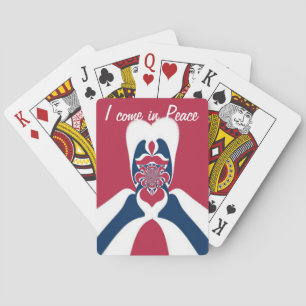 Amazing Abstract E.T. Art Print Playing Cards