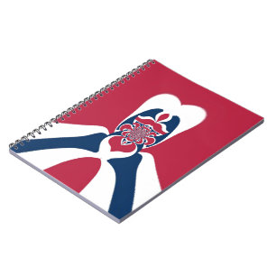 Amazing Abstract E.T. Art Print Spiral Notebook