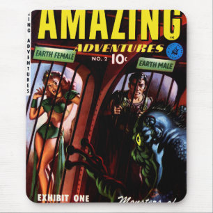 Amazing Adventures #2 Retro Sci Fi Comic Book Mouse Pad