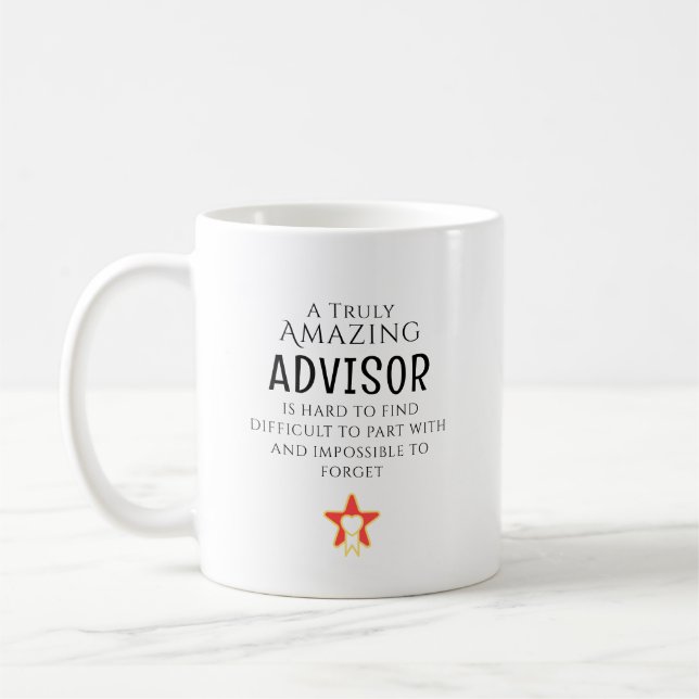 Amazing Advisor Hard To Find Personalised Gift Coffee Mug (Left)