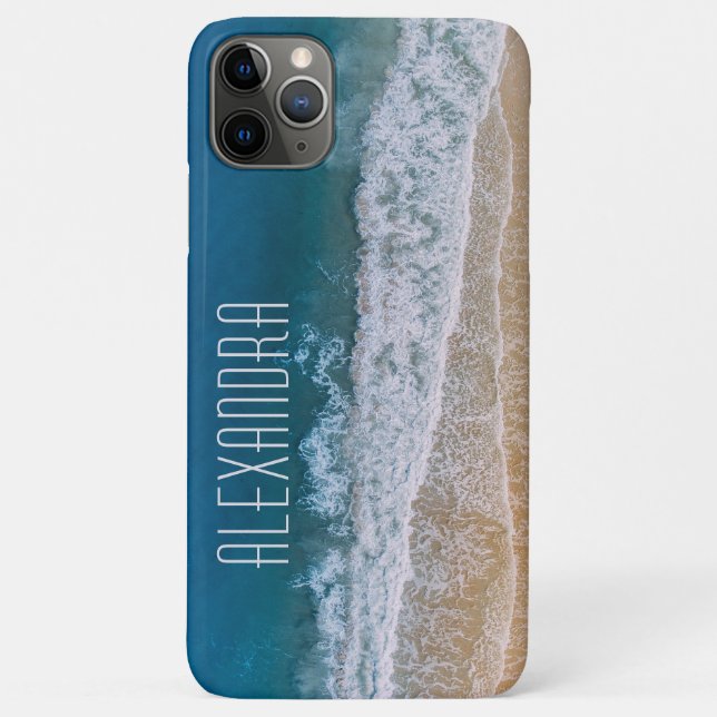 Amazing Aerial Photo Florida Palm Coast Beach Case-Mate iPhone Case (Back)