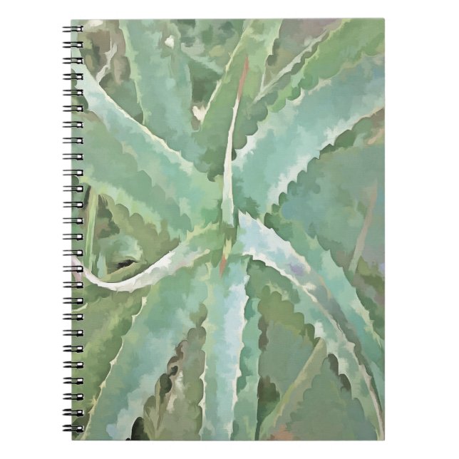 Amazing Aloe Vera Acrylic Art Notebook (Front)