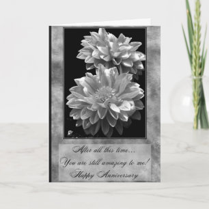Amazing Anniversary Flowers Card