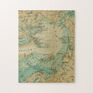 Amazing Arctic circle map Jigsaw Puzzle
