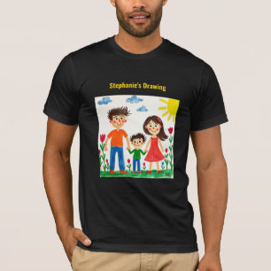 Amazing Artwork child to this black T-Shirt