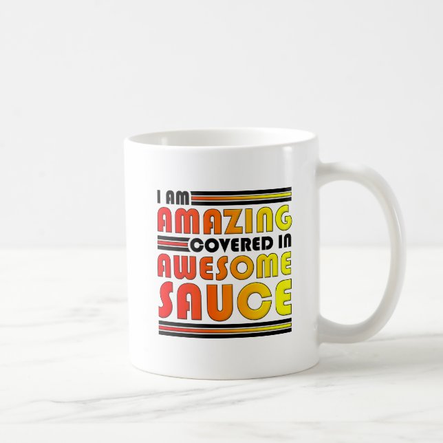 Amazing Awesome Sauce Funny Mug (Right)