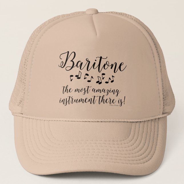 Amazing Baritone  Trucker Hat (Front)