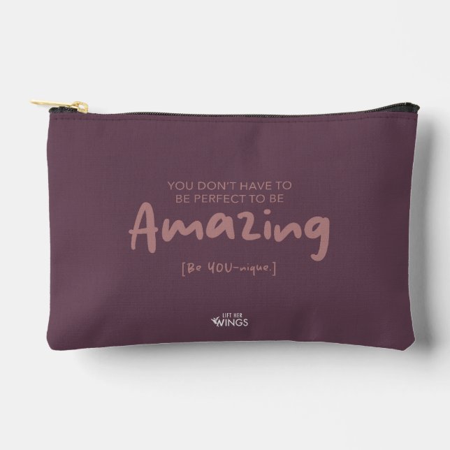 Amazing [Be YOU-nique] — Zippered Pouch (Front)