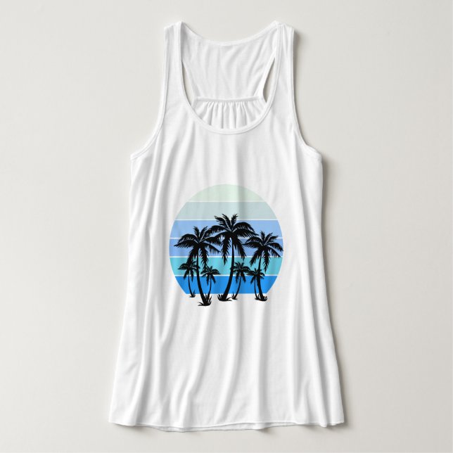 Amazing beach design  singlet (Design Front)