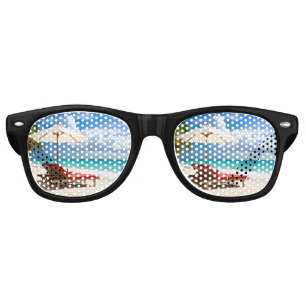 Amazing beach retro sunglasses