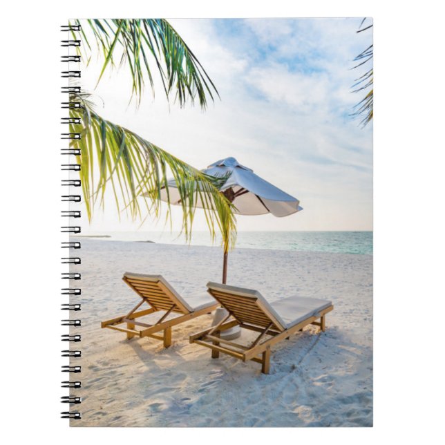 Amazing Beach Sunset Notebook (Front)
