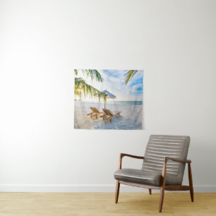 Amazing Beach Sunset Tapestry