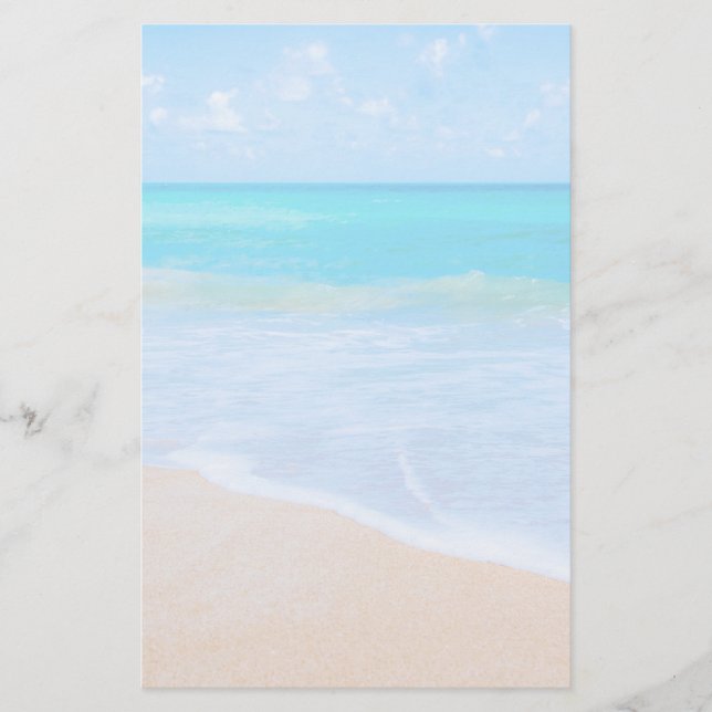 Amazing Beach Tropical Scene Photo (Front)