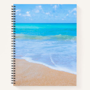 Amazing Beach Tropical Scene Photo Notebook