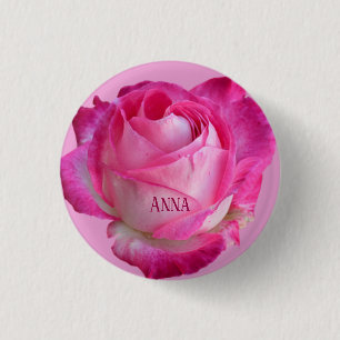 Amazing Beautiful Awesome Pink Roses 3 Cm Round Badge