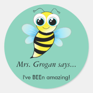 Amazing Bee Sticker