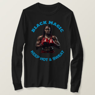 Amazing Black women's gym long sleeve T-Shirt
