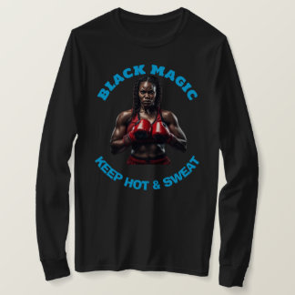 Amazing Black women's gym long sleeve T-Shirt
