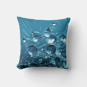 Amazing Blue Water Drop Cushion