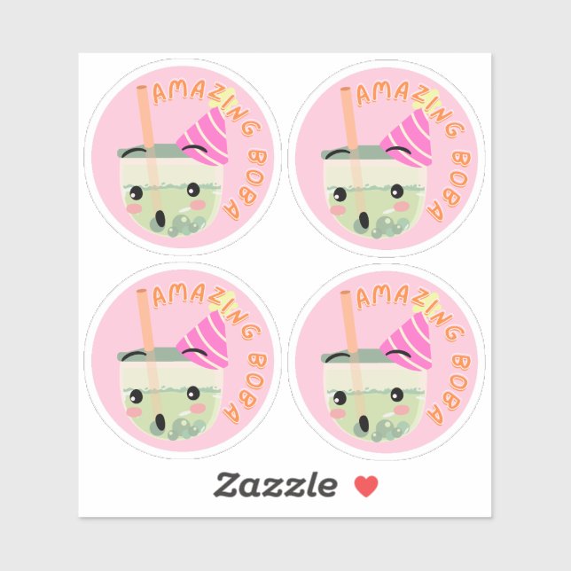 Amazing Boba- Pack of 4 (Sheet)