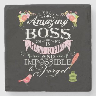 amazing Boss Appreciation Gift Coaster