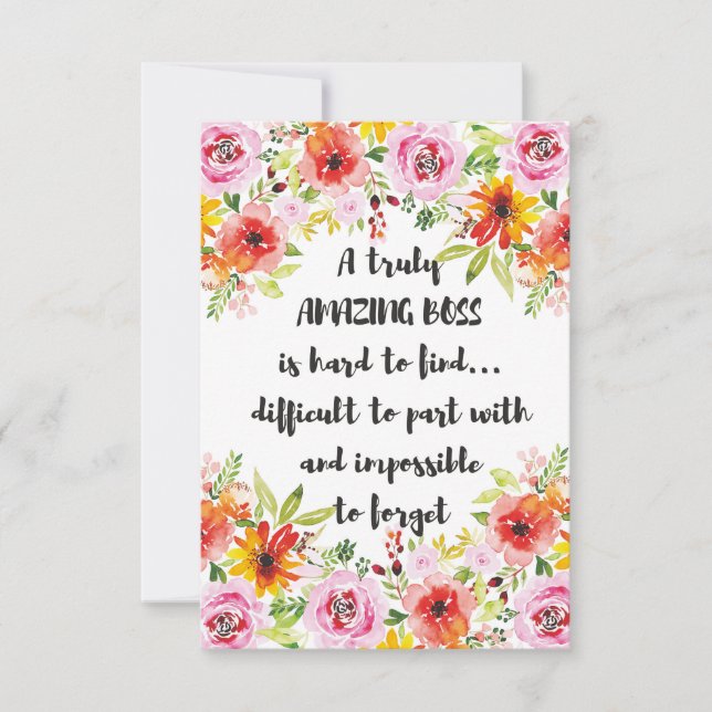 Amazing Boss Quote Great Boss Appreciation gift (Front)