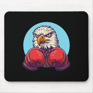 Amazing Boxing Eagle Costume With Cool Gloves  Mouse Pad