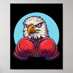 Amazing Boxing Eagle Costume With Cool Gloves Poster