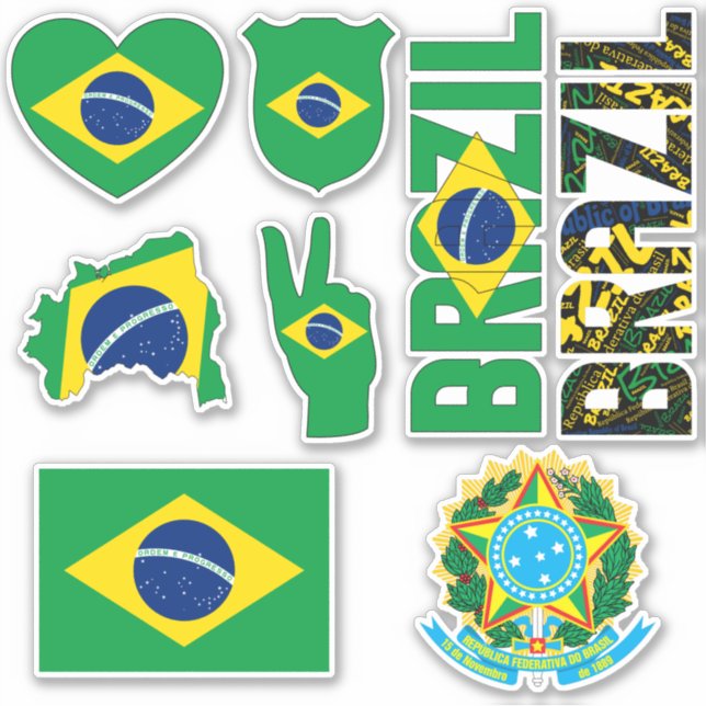 Amazing Brazil Shapes National Symbols (Front)