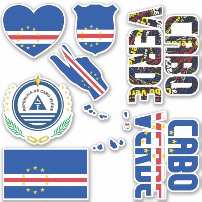 Amazing Cabo Verde Shapes National Symbols (Front)