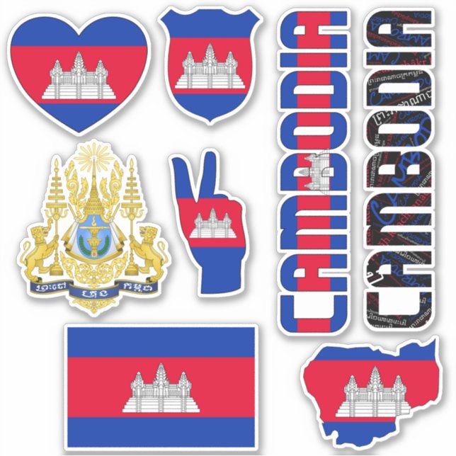 Amazing Cambodia Shapes National Symbols (Front)