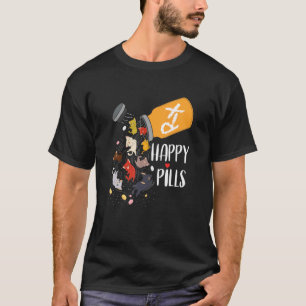 Amazing cat  happy pills  Cat T-Shirt