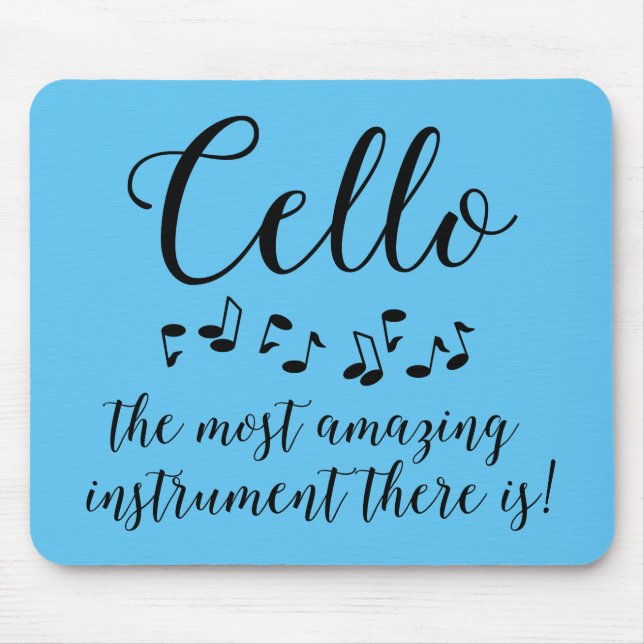 Amazing Cello Mouse Pad (Front)