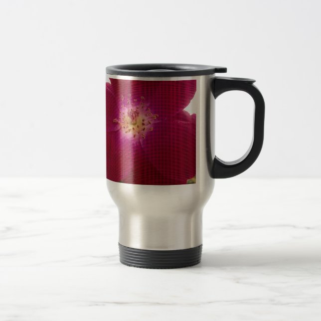 Amazing Checked Rose.jpg Travel Mug (Right)