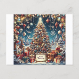 Amazing Christmas Invitation Postcard