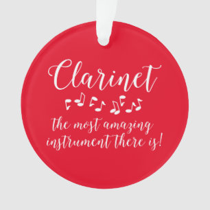 Amazing Clarinet Ornament