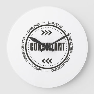Amazing Consultant Large Clock